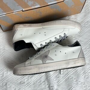 Golden Goose White and Gray Women's Sneakers